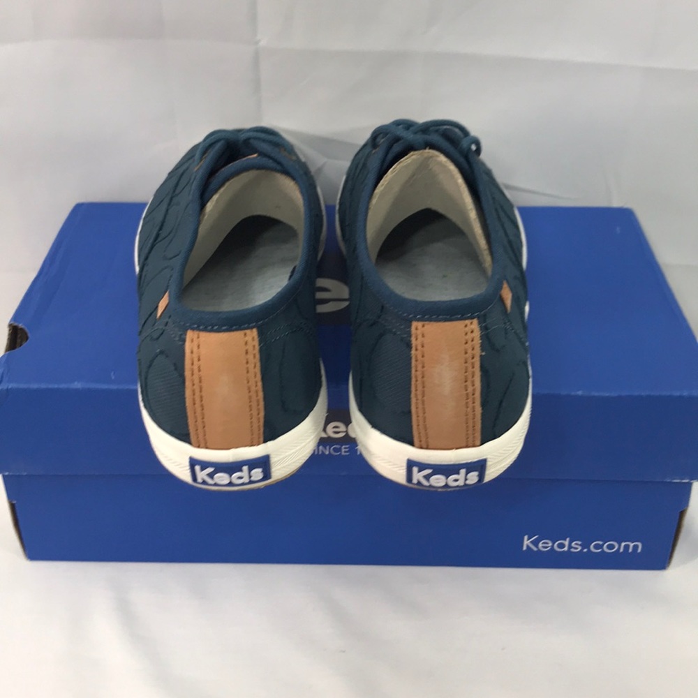 Keds circle jacquard 7.5 dark teal shoes - Picture 4 of 6